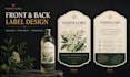 design your beverage label, bottle concept and packaging