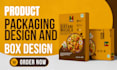 design premium product box packaging and box design