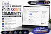 create and set up your skool community professionally