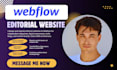 design webflow editorial website migration webflow blog news magazine website