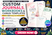 create printable journals, templates, and guided worksheets in canva