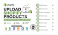 upload shopify products, SEO optimization and bulk CSV import for fashion store