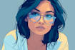 draw high quality vector portraits