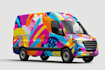 illustrate car wrap, truck wrap, van wrap design