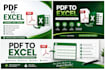 convert PDF to excel manually