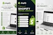 shopify product listing, product upload and SEO optimization