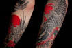 make a traditional japanese irezumi tattoo