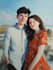 draw couple portrait illustration