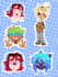 draw you a custom sticker sheet