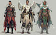fantasy character art and fantasy character art