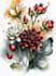 draw botanical illustrations of flowers, plants,