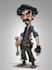 design 2d game character illustration