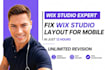 fix wix studio redesign wix studio design wix studio website mobile responsive