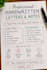 write handwritten letters professionally