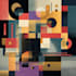 create abstract geometric digital art