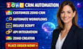 customize zoho CRM automate workflows deluge script API integration zoho creator