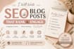 write SEO blog posts that drive traffic