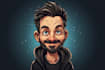 draw funny cartoon character caricature portrait