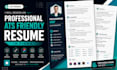 design an ats friendly resume in figma