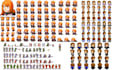 create rpg game character sprites, animations, and pixel art assets