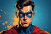 design an amazing superhero pop art