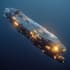 design a sci fi spaceship art