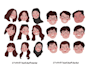 draw flat design avatar for streamers, gamers  and creators