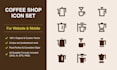 design unique, minimalist icon set for your business