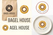 design unique bagel logo