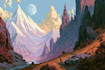 fantasy landscape art concept art