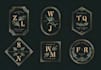 design wedding monogram, wedding invitation, wedding initials and wedding logo