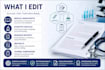 proofread and edit medical and scientific manuscripts