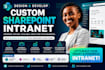 automate, create custom sharepoint intranet, migrate sharepoint online, powerapp