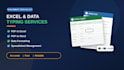 do data entry, microsoft excel, PDF to excel, and copy typing