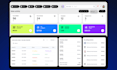 design a modern saas dashboard UI in figma