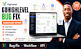 fix gohighlevel bugs, workflows, API integration, calendar and CRM issues