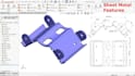 design sheet metal parts fabrication flat pattern dxf cad engineering drawings