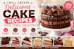 create custom cake recipes with step by step instructions
