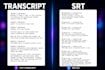 subtitle and transcribe your videos in english