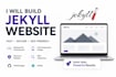 build fast jekyll static website portfolio business github pages fix site errors
