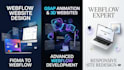 develop, update webflow, design webflow website redesign,figma to webflow expert