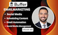 setup buffer social media scheduling content automation social media management