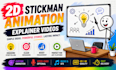 create professional 2d stickman animation