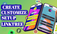 design a premium linktree bio page that boosts clicks