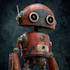 create stunning sci fi robot character art