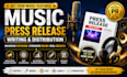 publish music press release, music press release distribution PR distribution