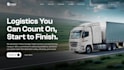 build squarespace trucking website logistics website dispatch website