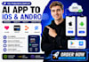 fix, convert base44 replit rocket new claude lovable web app to android ios app