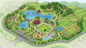 design a custom theme map, navigation map, vacation map, street map, route map