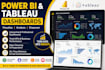 create professional power bi and tableau dashboards